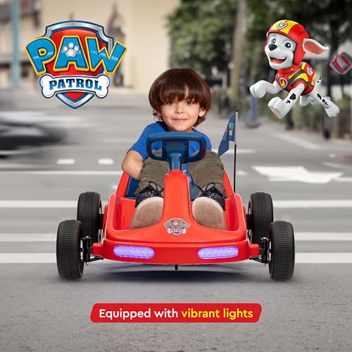 12V Electric Ride-On Go Kart with Lights and Seat Belt J105206
