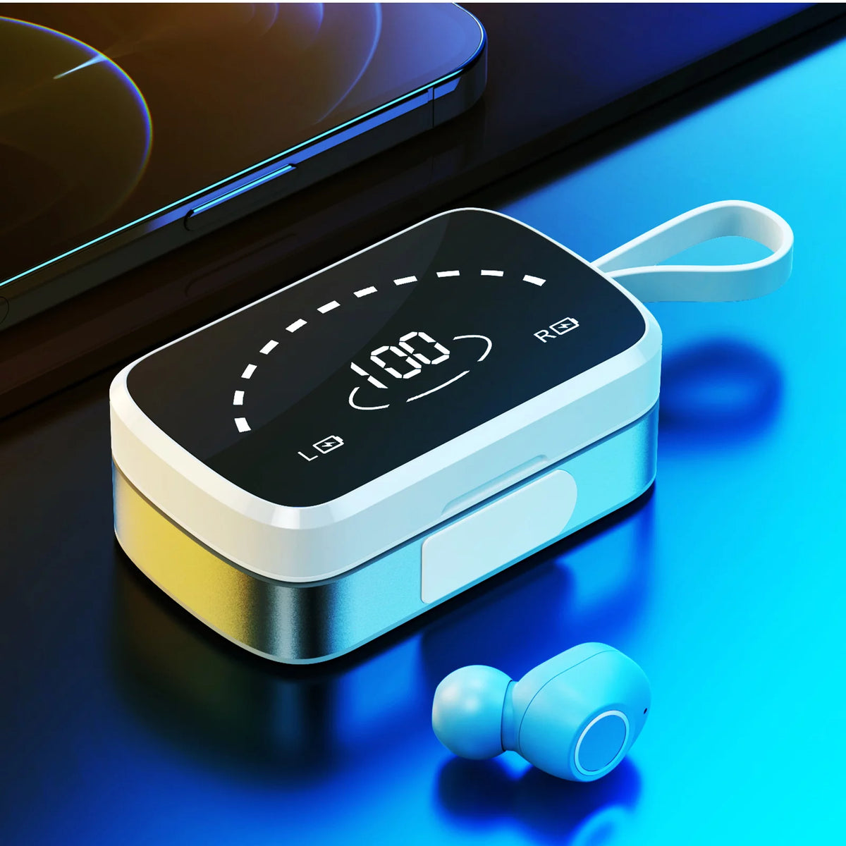 Wireless Earbuds Bluetooth Sport Headphones Charging Case C550269