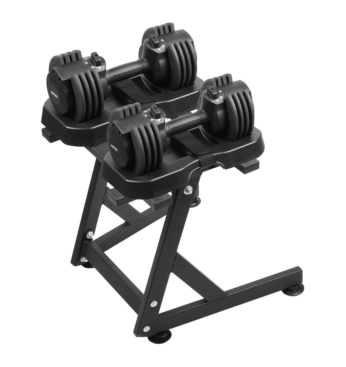 10-30lb Quick Select Adjustable Dumbbell Pair with Stand M2856