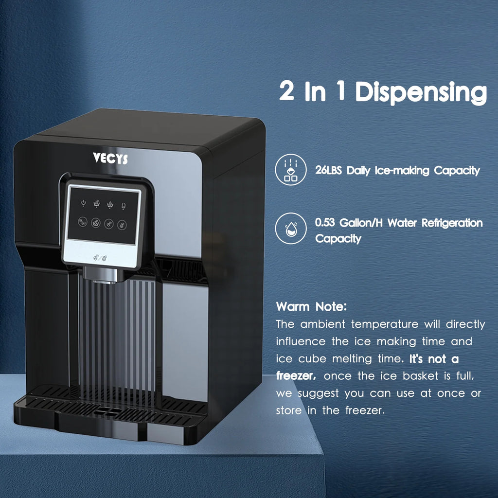 Water Cooler Dispenser with Built-in Ice Maker G246