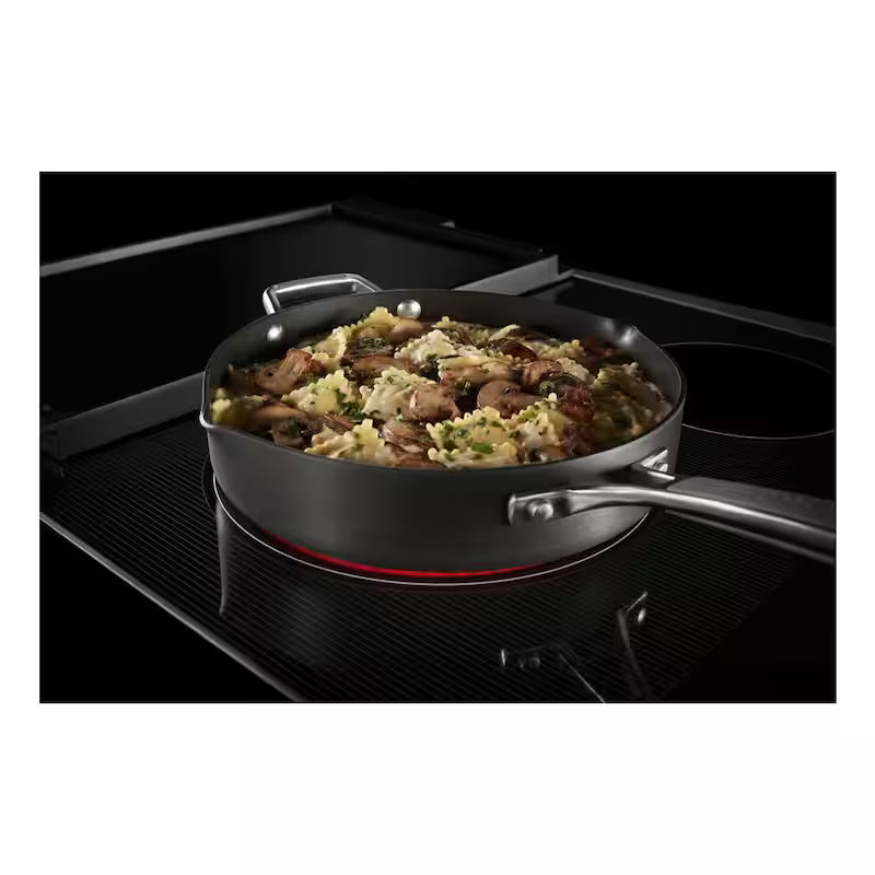 Black 4 Element Electric Cooktop with Reversible Grill, Griddle K97198
