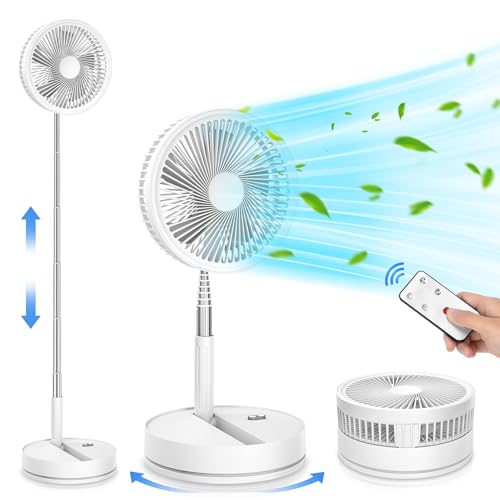 Portable Foldable Rechargeable Oscillating Fan X178374