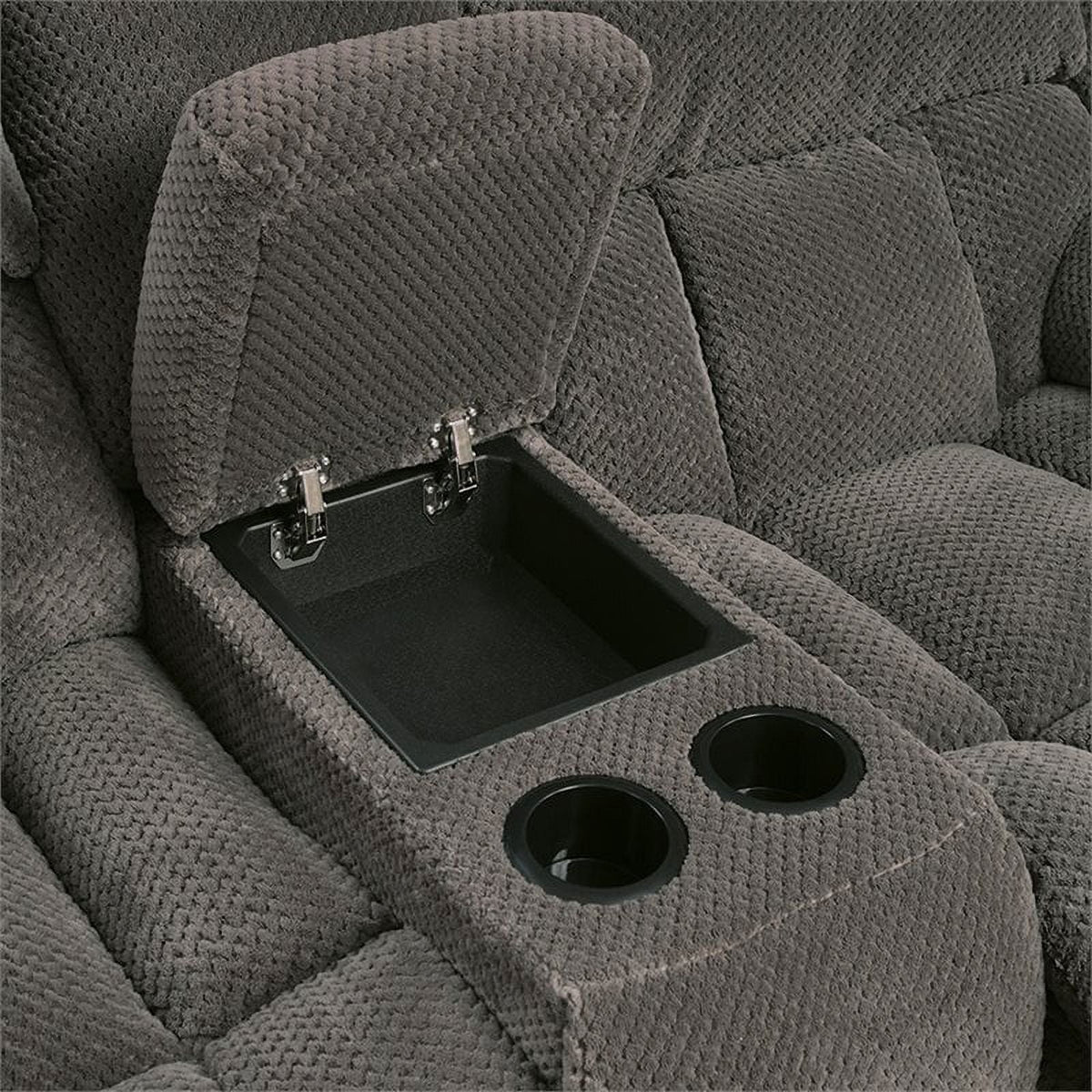 Charcoal Reclining Loveseat N88558