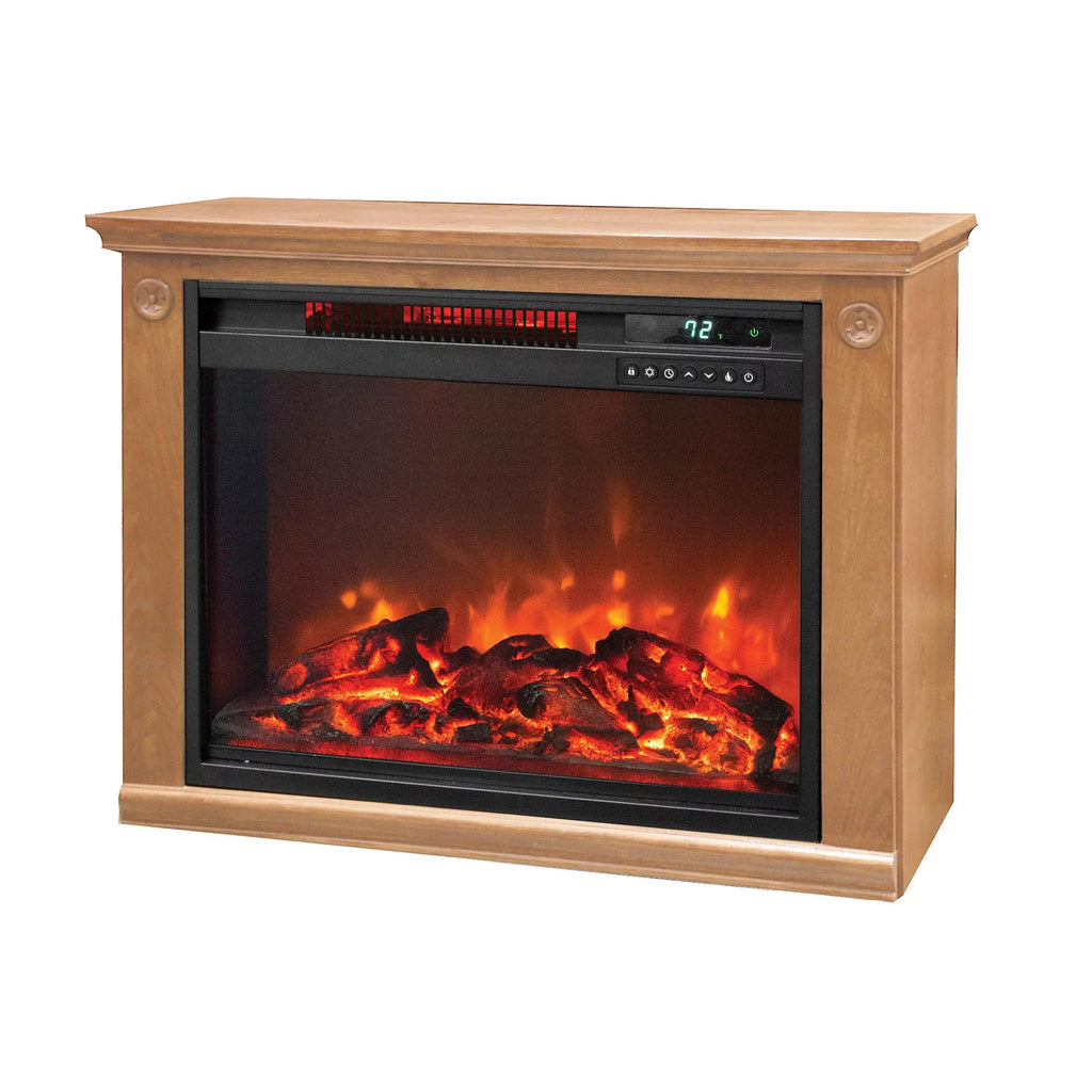 1500W Portable Electric Infrared Quartz Indoor Fireplace A277843