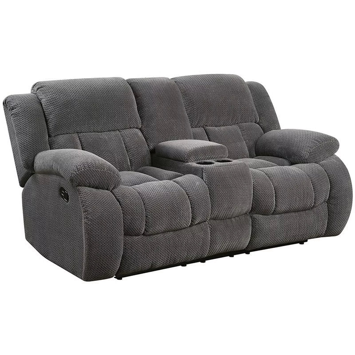 Charcoal Reclining Loveseat N88558
